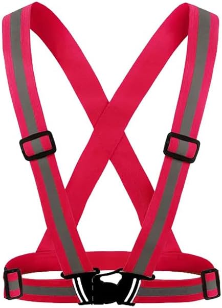 High Visibility Reflective Vest, Hi Vis Sports Gear Safety Vest for Walking the Dog, Running, Cycling, Motorcycle