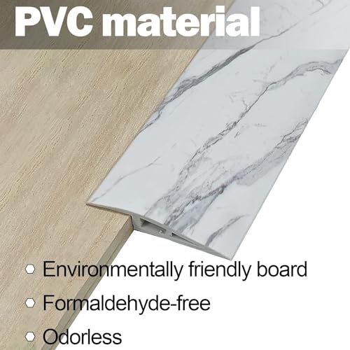 Artszy 146352 Floor Transition Strip Floor Transition Strip Self Adhesive 2.8 Inch Wide, Pvc Raw Wood Grain Transition Strip thumb #2