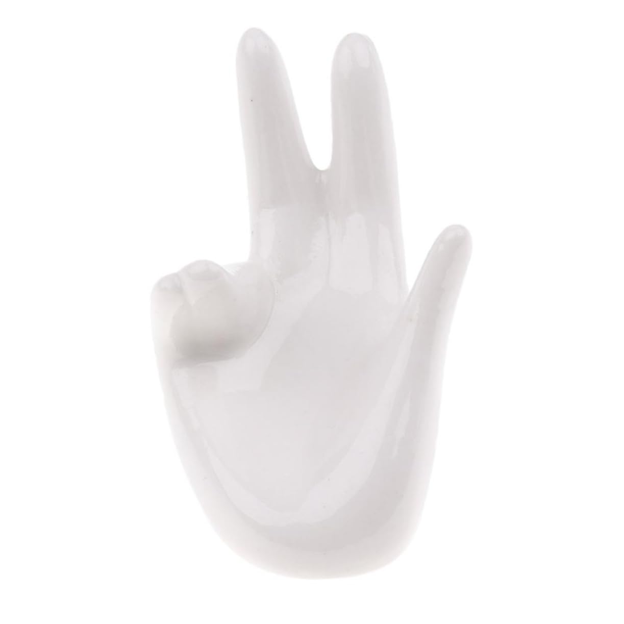 GOOHOCHY Elegant Ocarina Instrument Display Ceramic Hand Rest for Flute Accessories