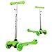 Scooters for Kids,SHENEN 3 Wheels Scooter with Adjustable T-Bar Handle for 3 Years Old and Up Kick Scooters (green)