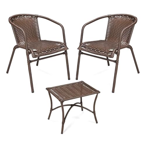 Conjunto 2 Cadeiras Juncada E Mesa De Centro Juncada