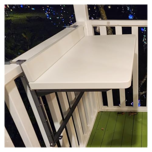 GJZQDKX Tavolo da Balcone Pieghevole Regolabile da Parete, Tavolo da