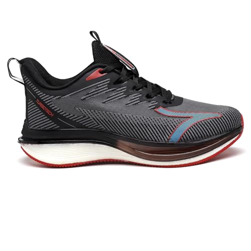Image of Action | Athleo | TURBO-302 | Men's | Lace-Up | Running | Shoes | Trendy | Lightweight | Comfortable | Durable | Sports | Shoes