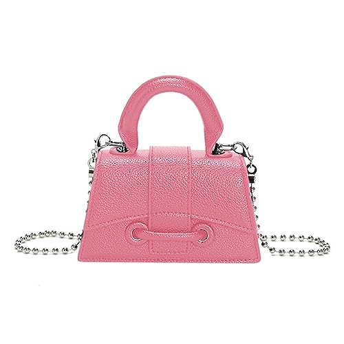 Bwuikim Bolso bandolera de moda, bolso de mano pequeño, bolso de mano con cadena para mujeres, niñas, citas, bolsos de trabajo para adolescentes y niñas, bolsos para tamaño pequeño, c