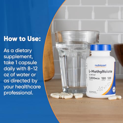 Nutricost Methylfolate 1000mcg