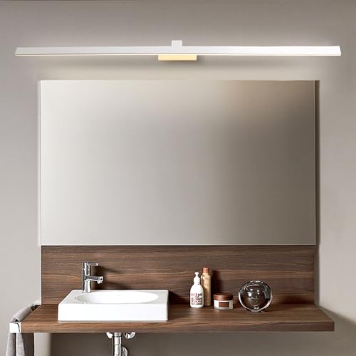 Apliques de pared baño LED de 82cm con luz neutra para el tocador
