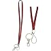 Red Rhinestone Lanyard / Keychain / Identification Holder