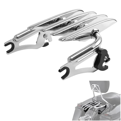 Porte arrière bagages moto double niveau en acier Premium pour Touring 2009-2025