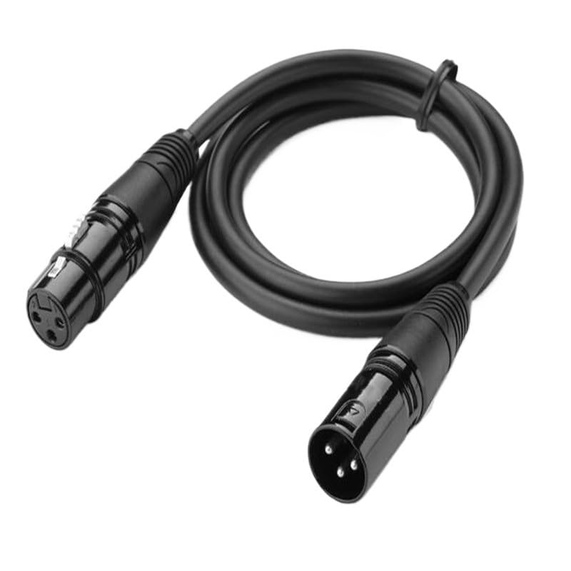 Cavo XLR per microfono, da maschio a femmina, adattatore audio