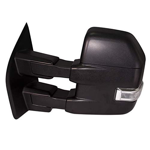 AERDM F150 Towing Mirrors fit 2015 2016 2017 2018 with Turn Signal Light Power Operation Heated Black Housing - Thumbnail 4