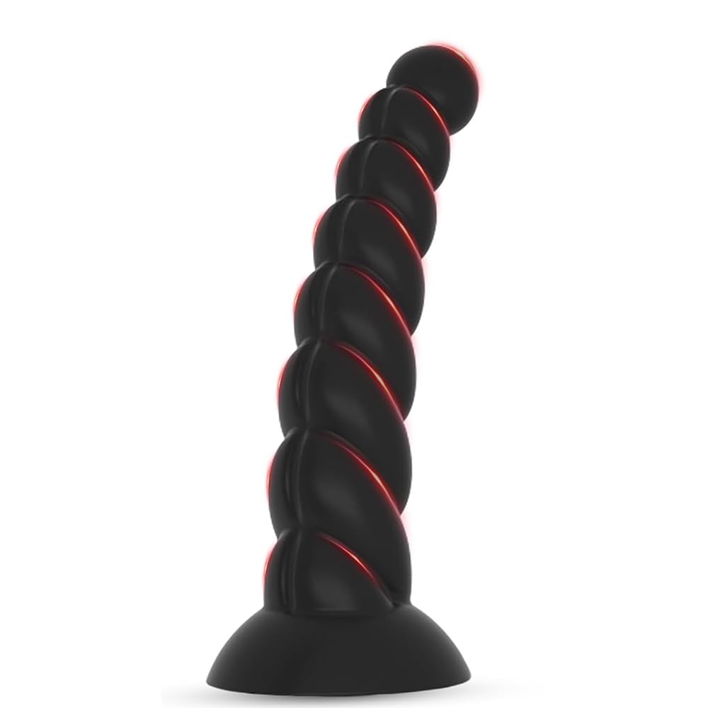 BDSMAGE Plug Anale Dildo Anal Plug in Donne Uomo, Anal plug Butt Plug in silicone, Anal Sesso Giocattoli, Coppia Dilatatori Anali SexToy Plug Anale-Dilatatore (XL)