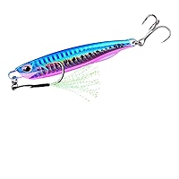 Lot de 10 leurres de pêche en métal 10 g, 15 g, 20 g, 30 g