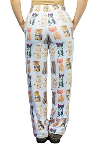 Collections Etc Check Meowt Adorable Kittens Polyester Lounge Pants4