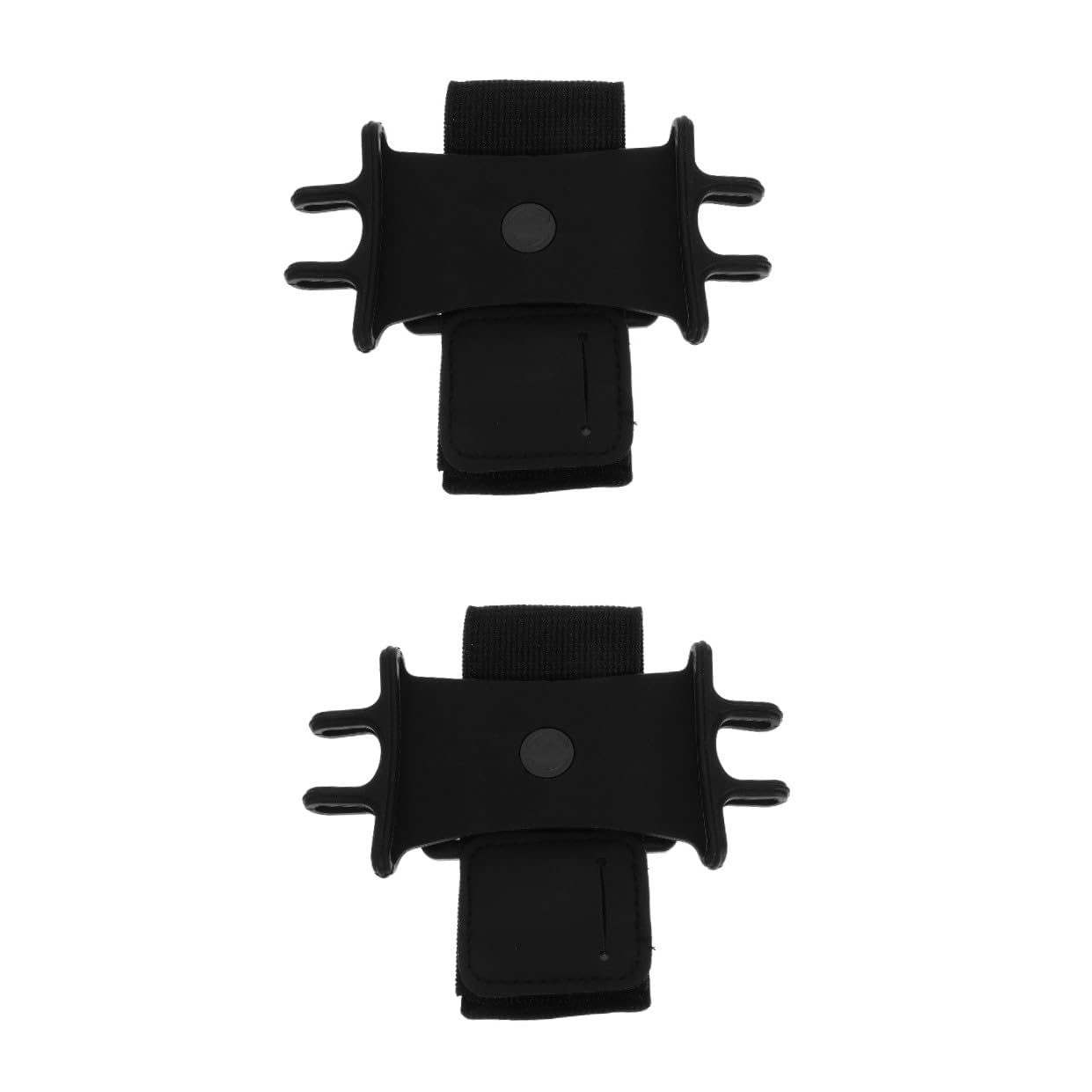 SHINEOFI 16 Pièces Bracelet de téléphone Portable Sportif Ceinture de téléphone Brassard pour téléphone en Cours d'exécution Pochette de Poignet pour téléphone Nylon Black