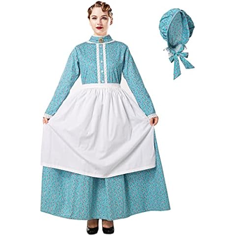 Disfraz de pionero de peregrino para mujer Cover