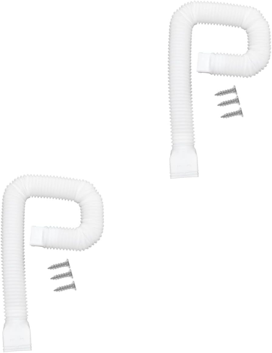 VILLCASE Washing Machine Hoses 2pcs Gutter Rain Pipe Downspout Rainwater Pipe