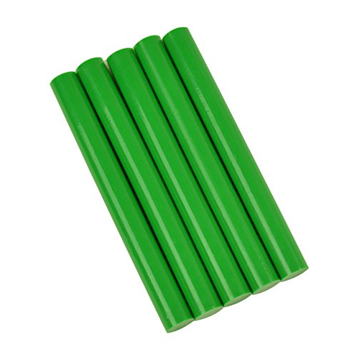 GlueSticksDirect Green Colored Glue Sticks 7/16