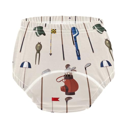 Image of Toddler Potty Training Underwear Cotton Absorbent Soft Baby Girl Boy Potty Training Pant 2t-5t