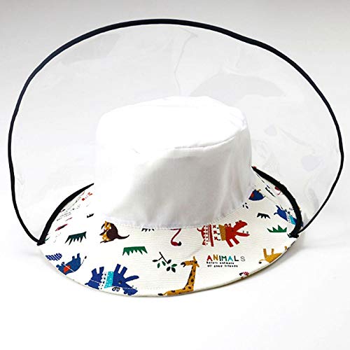 4-6 Yrs Kids Hat Screen Protective Cap Fisherman Cap Hat Windproof Dustproof Sand Proof Anti-UV Sun Cap