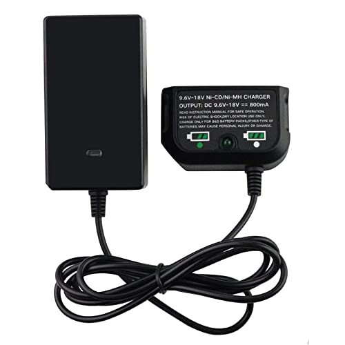 9.6V-18V Multi Volt Battery Charger Compatible With Black And Decker 9.6V 12V 14.4V 18V Ni-Mh/Ni-Cd Slide Style Batteries Hpb18-Ope Hpb18 Hpb14 Hpb12 Hpb96 244760-00 A1718 Fs18Fl Fsb18 #TOP1