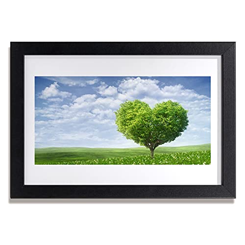 Affiche encadrée 30x20 cm Tulup cadre MDF Nature coeur de l'arbre