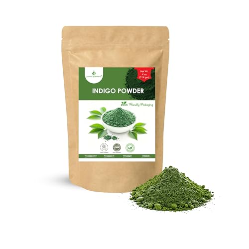 Polvo orgánico índigo para cabello Cosmic Element 4oz miniatura 1