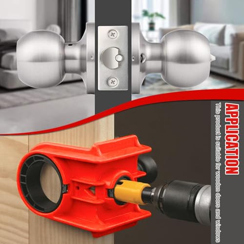 Kit profesional para instalación de pomo de puerta miniatura 4