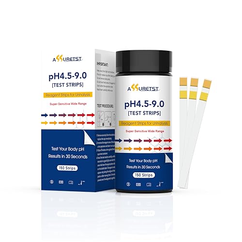 pH Test Strips for Urine 4.5-9.0 | Quick & Accurate Urine pH Testing Strips, Measures pH Values at Home