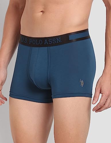 Image of U.S. Polo ASSN. Men's PT001 Supima Cotton Ultra Soft No Marks Waistband Trunks - Pack of 1
