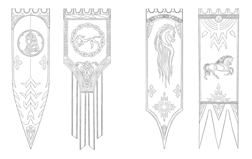 The Lord of the Rings: The War of the Rohirrim Official Colouring Book