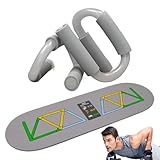 Pushup Handles Men – Asas ergonómicas para flexiones | Asas para flexiones Shape Pushup Stand Strength Training, mangos ergonómicos para flexiones, equipo profesional para ejercicios con T