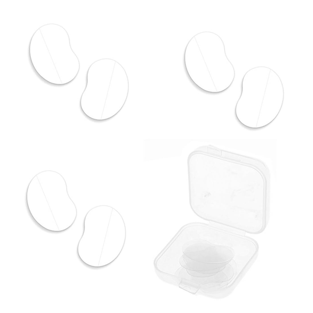 GXGM 6 Pcs Correttore Orecchie a Sventola,Cerotti Orecchie a Sventola Neonati,Adatto per Migliorare l'orecchio del Vento,Comodo e Invisibile,Facile da Usare,Adatto per Adulti e Bambini