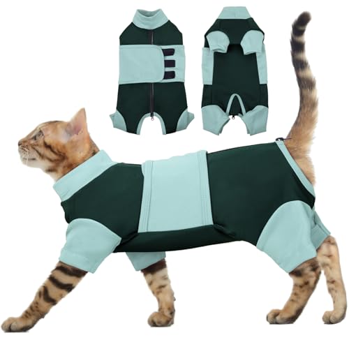 Cat Anxiety Jacket, Anxiety Vest Jacket for Fireworks, Thunderstorm, Travel, Separation, Anxiety Calming Vest Wrap for Cats and Small Dogs