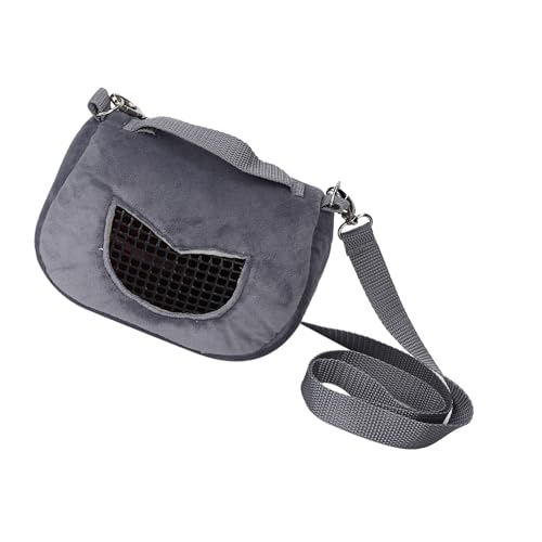 DAUERHAFT Eichhörnchen Tragetasche Kleines Tier Tragbare Ausgangstasche für kleine Haustiere, Ratten, Rennmäuse, Eichhörnchen, Reiserucksack Kleine Haustiere Tragetasche für Zuckergleiter (Mittel)