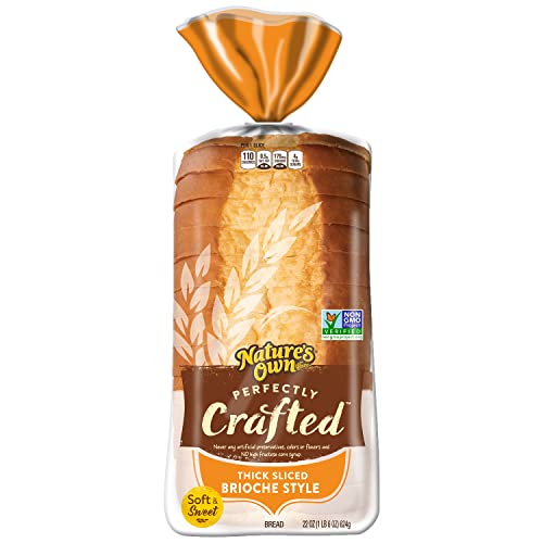 Nature's Own Perfectly Crafted Brioche Style Bread Loaf - 22 Oz Bag #TOP27