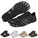 ERTUPE Hike Barefoot Shoes for Women Men Wide Toe Box Non Slip Water Shoes Breathable Lightweight Trail Running Hiking Walking Sneakers Gym Everyday Wear Grounding Footwear Brown