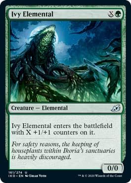Magic: The Gathering - Ivy Elemental - Foil - Ikoria: Lair of Behemoths