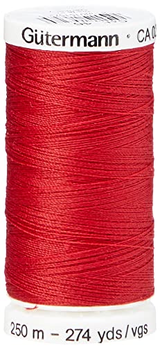 Gutermann Sew All Polyester Thread, 250Mtr, Ruby Red (0046), 5.5 x 2.7 x 2.7 cm - Image 2