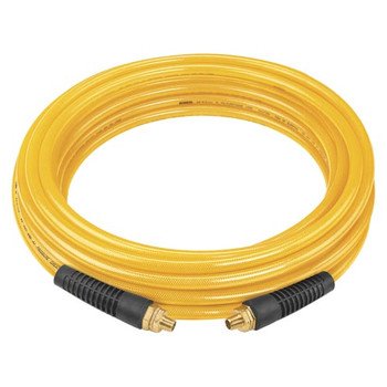 DeWalt dap38100 100 pulgadas, 3/8-inch diámetro, poliuretano manguera de aire con 1/4 de pulgada NPT macho accesorios.