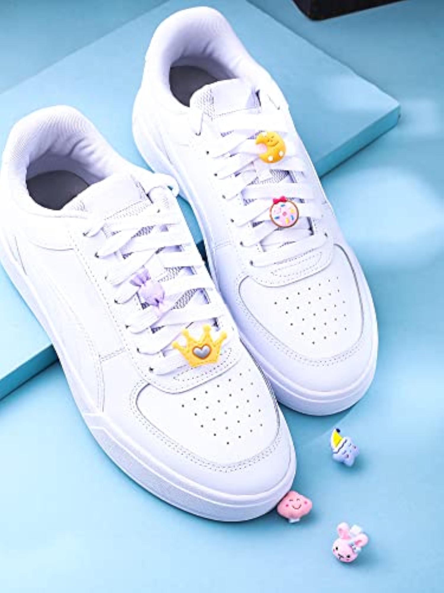 Teen's Shoe Charms Decor Pack of 8 Pcs Sneakers