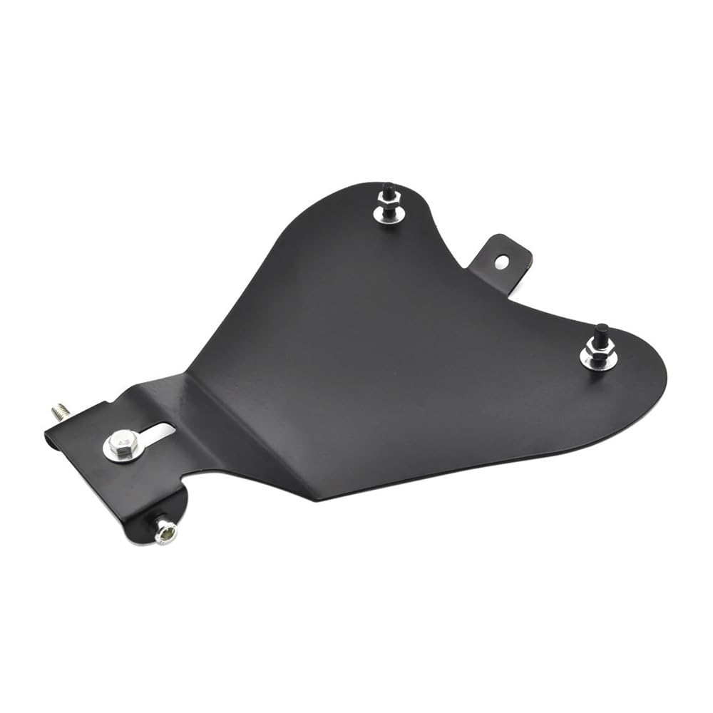 Asiento individual de motocicleta con placa base cojín de muelles para Sportster Bobber 8