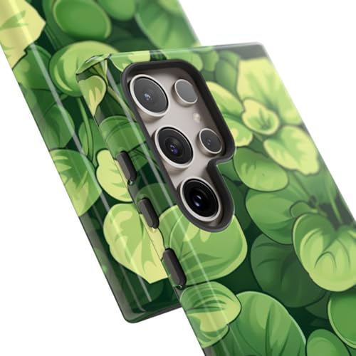 Coque antichoc microgreens vert Samsung S24 Ultra pour stopper les rayures de l'écran