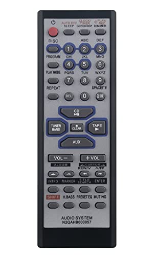Controle remoto substituído N2QAHB000057 para sistema estéreo de CD Panasonic SC-AK330 SC-AK333 SC-AK230 SA-AK230 SB-AK230 SA-AK333 SB-AK330 SA-AK330 SB-AK330