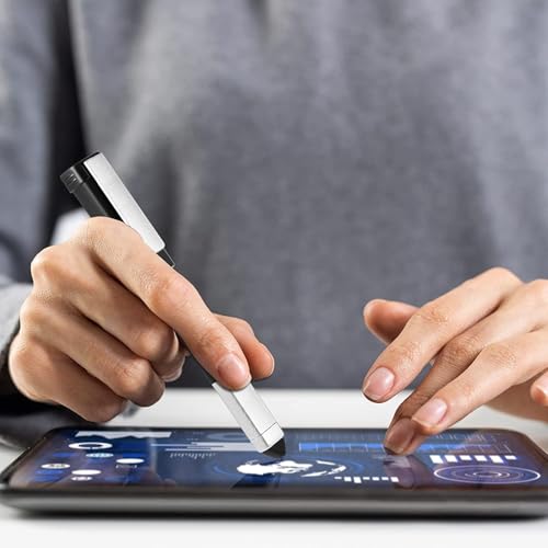 Image of 4-in-1 Multi-Function Tech Tool Pen - Stylus, Ballpoint Pen, Phone Holder & Screwdriver Set - Compact Pocket Tool for Office & Home Use (Multi Color) (3)