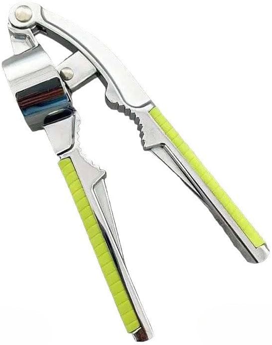 Miniatura 3 de Prensa de ajo premium, picadora profesional, fácil de apretar y limpiar, apta para lavavajillas, prensa trituradora de jengibre eficiente, sin