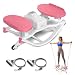 Merach Rock Stepper for Home,Lateral U-shaped Stepper with Resistance Bands for Full-Body Workout,Low-Impact Side to Side Rocking Steppers for Legs/Glutes/Abs,150KG Max Load, No Assembly