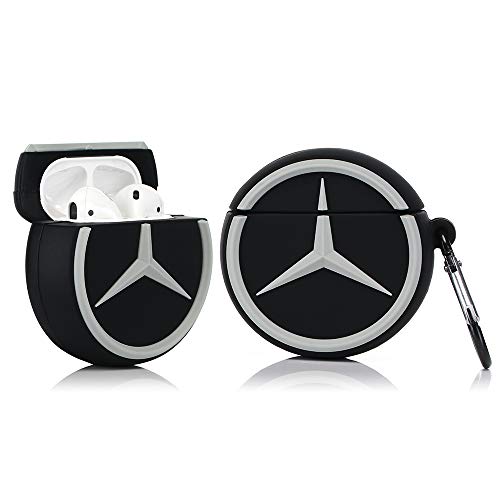 LKDEPO Airpods Silicone Case Cover and Skin Kits with Keychain Compatible for Airpods