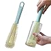 Djowyh Spazzola Per Pulire Bottiglie d'Acqua,Spazzola Con Setole Morbide Per Tazze | Accessorio Portatile Per Tazze, Bicchieri E Borracce immagine