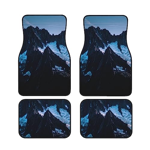 Tapis de sol voiture antidérapant lot complet de 4 pièces avant arrière universel