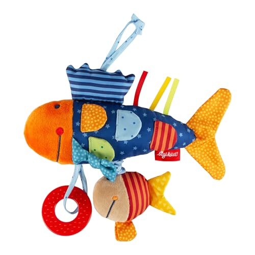 Sigikid 40104 - PlayQ, Pesciolino multiattività con specchietto